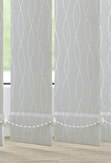 Deanna, Silver - Vertical Blind Slats